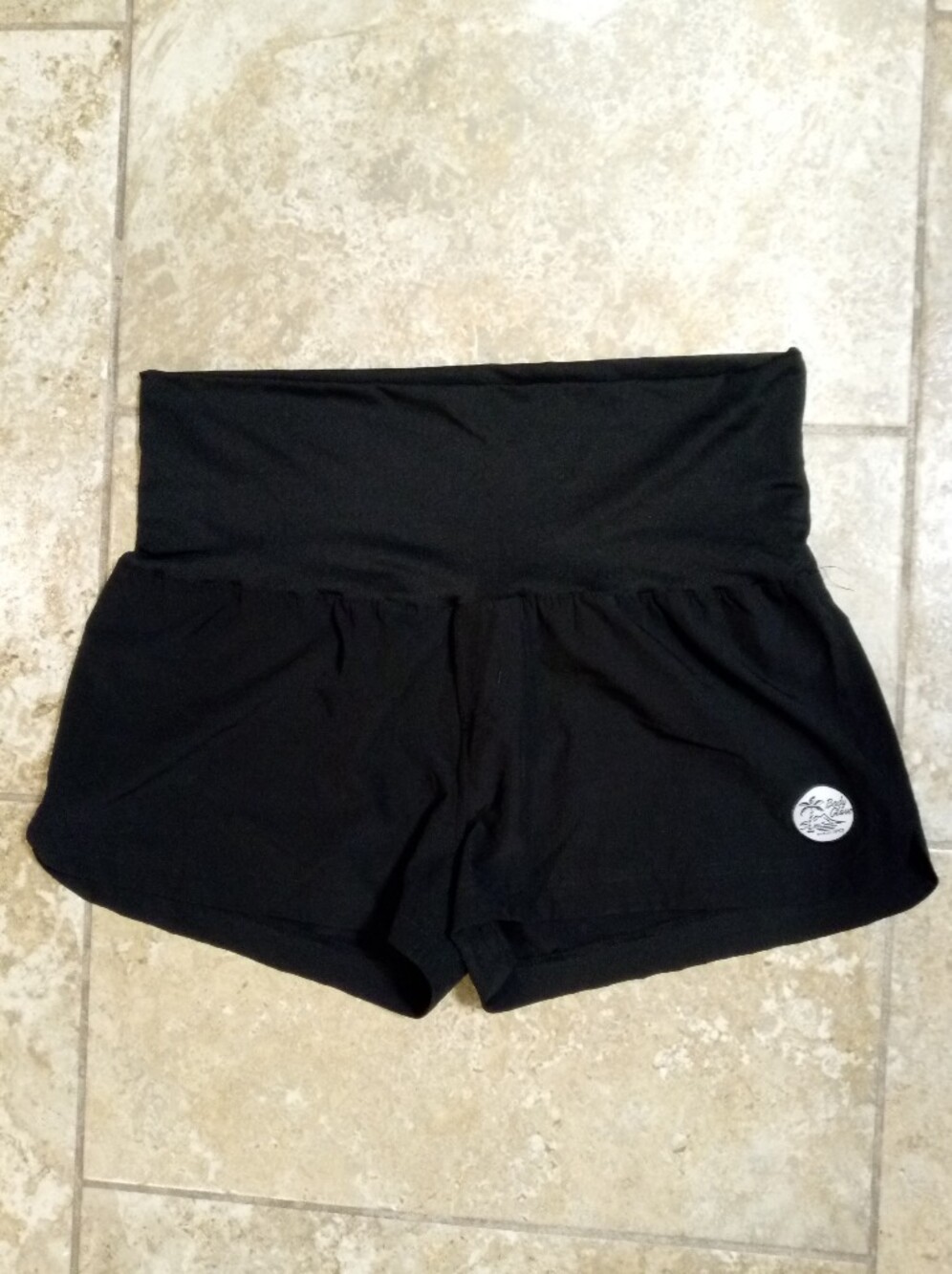 Body Glove Black High-Waist Stretch Shorts